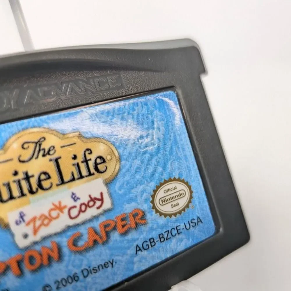 Suite Life of Zack and Cody Tipton Caper - Authentic and Tested - GBA